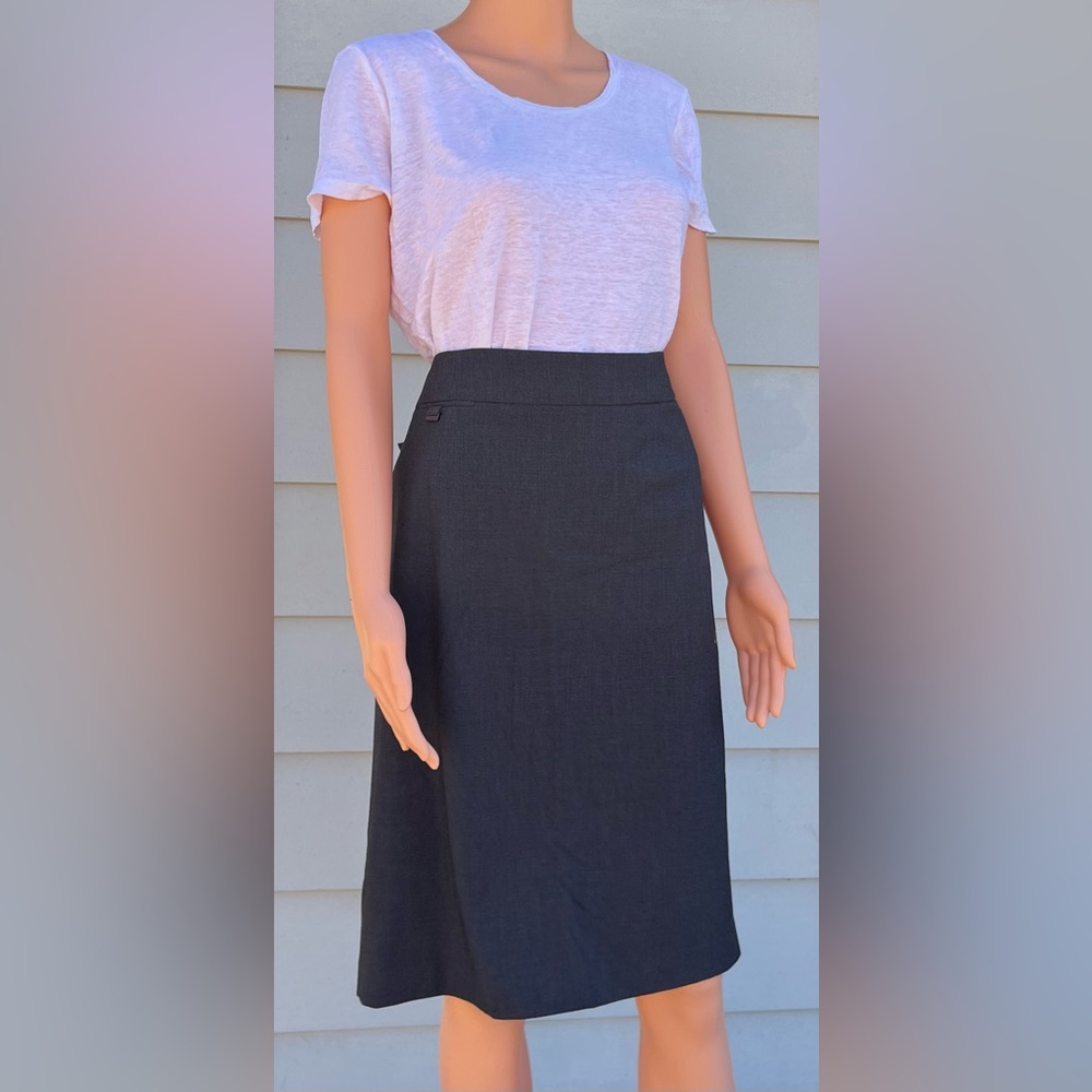 Calvin Klein Black Midi Pencil Skirt for Casual Wear